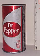 VTG 1960s-1970s DR. PEPPER SODA WATER PULL TAB CAN w WIDE SEAM picture