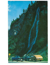 c.1960s A Pretty Waterfall At Ruisseau Sorel Gaspe Nord Postcard UNPOSTED picture