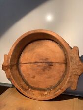 Antique Primitive wooden bowl. Display piece, natural wood picture
