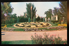 Postcard St Louis MO - Korean War Memorial Rose Garden Forrest Park picture