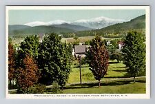 Bethlehem NH-New Hampshire, Presidential Range In September, Vintage Postcard picture