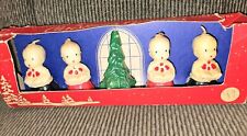 Vintage Gurley Christmas Candles in Box - Choir Boys & Christmas Tree picture