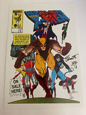 12x18 Marvel Color Print Heroes For Hope Signed by Jim Shooter & John Romita Jr picture