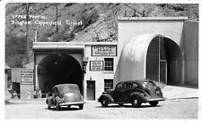 H90/ Bingham Copperfield Tunnel Utah RPPC Postcard c1940s Portal Cars 107 picture