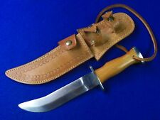 Vintage Chile Chilean Army Fighting Knife w/ US Custom Sheath picture