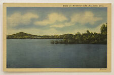 Vintage Postcard, Scene on McAlester Lake, McAlester, Oklahoma picture