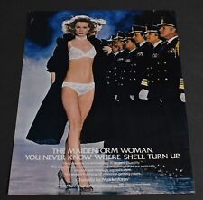 1982 Print Ad Sexy Maidenform Bra Chantilly Blonde Lady Beauty Panties Bikini picture