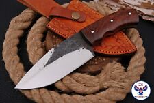 CUSTOM HANDMADE SKINNER 1095 CARBON STEEL KNIFE WITH WOOD HANDLE - ZS 59 picture