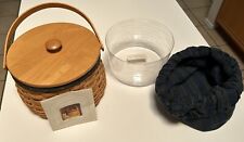 Longaberger Collectors Club SEWING CIRCLE BASKET Lid Liner Protector 2001 picture