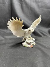 1989 LENOX Fine Porcelain Snowy Owl Figurine Statue - Owls of America picture