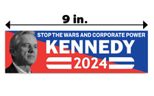 Robert F. Kennedy Jr. Bumper Sticker President 2024 Glossy Waterproof Political picture