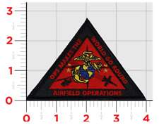 MARINE CORPS NEW RIVER AIRFIELD OPERATIONS EMBROIDERED HOOK & LOOP PATCH picture