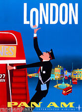 London England  Europe European Scandinavia Travel Advertisement Art Poster  picture