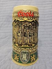 Vintage Coors Beer Stein Mug 1990 Made in Brazil by Ceramarte 3D Design  picture