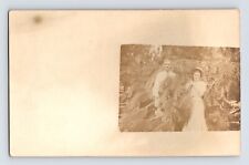 Postcard RPPC Colorado Lyons CO Portrait Husband Wife 1910s Unposted AZO picture