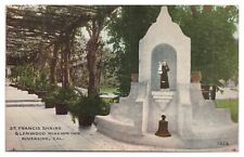 Riverside California Vintage Postcard c1912 St. Francis Shrine Glenwood Mission picture