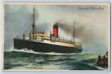 Mombasa Kenya Postcard R.M.S. Lancastria Steamer Cunard White Star 1935 Vintage picture