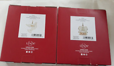 Lenox Pierced Dove & Angel Ornaments 2022 New In Box Porcelain 24k Gold Accents picture