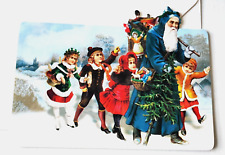 Christmas Card Punch Studio Cynthia Hart Santa's Parade Victorian Look picture