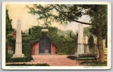 Postcard Mount Vernon Virginia Tomb Of George Washington Historic WB Cancel WOB picture