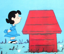 LUCY PEANUTS Charles SCHULZ snoopy comic art ORIGINAL ANIMATION PRODUCTION CEL picture