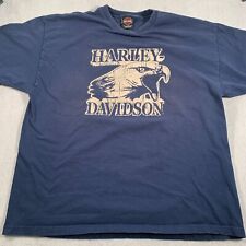 Harley Davidson Shirt Mens 2XL Blue Palm Springs California Palm Desert picture