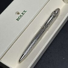 Rolex Ballpoint Silver Platinum Pen NEW RARE Novelty Collectible Pen picture