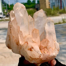1.11LB  Natural Beautiful white Quartz Crystal Cluster Mineral Specimen picture