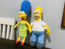 Fox The Simpson’s Homer Simpson & Marge Simpson 12 Inch Plush Collectibles picture