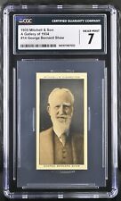 1935 Mitchell & Son Gallery of 1934 #14 GEORGE BERNARD SHAW CGC 7 NR MT picture