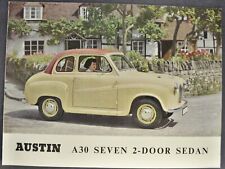 1954-1955 Austin A30 Seven 2-Door Sedan Brochure Folder Excellent Original picture