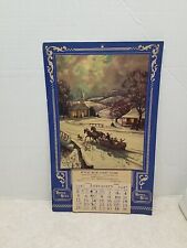 Royal Blue Food Store Astoria Illinois 1947 Advertising Calendar Store  picture