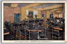 Washington DC - Hi-Hat Cocktail Lounge at Ambassador Hotel - Vintage Postcard picture