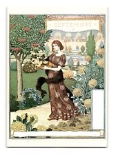 532 Eugène Grasset, La Belle Jardinière 1896 Vintage Chrome Postcard picture
