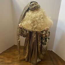 Forever Christmas by Chelsea Fair Santa Shimmery Gold 24” Signature Ltd Ed 7/250 picture