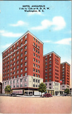 Vtg Postcard, Hotel Annapolis, 11th to 12th at H St. N.W. Washington D.C. picture