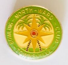 Townsville North Ward Bowling Club Badge Pin Rare Vintage (K3) picture