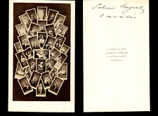 Grob, Paris, Mosaic Actresses du Palais Royal Vintage Albumen Print CDV. picture