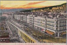 Boulevard et les Quais Alger Algeria Postcard picture