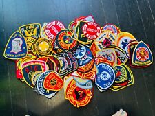 Fire Department Patch Lot (I) Total 100 Many Vintage Fire Patches picture
