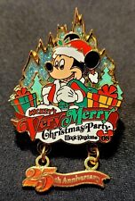 RARE 2008 WALT DISNEY WORLD VERY MERRY CHRISTMAS PARTY SANTA MICKEY MOUSE PIN picture