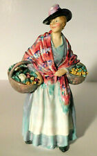 Vtg. Royal Doulton Romany Sue Figurine Lady in Shawl with Baskets HN1757 RARE picture