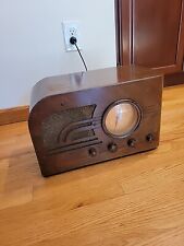 Rare Vintage Sears Silvertone 1936 Wooden Tube Radio Model 4563 - AS-IS Read picture