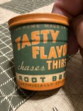 Vintage TASTY FLAVOR ROOT BEER Wax Paper Cup Drive In Restaurant 1 3/4 oz 5 cent picture