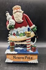 Avon Old St Nick Music Box 12 Days of Christmas 2005 Animated Snowman Penguin picture