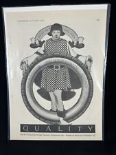 1923  B F Goodrich Rubber Company Silvertown Cord Tire Print Ad Maxfield Parrish picture