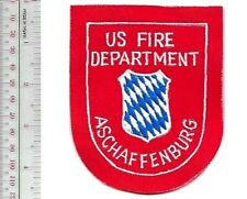 US Army Germany Aschaffenburg Fire Department USAREUR FD Base Patch picture