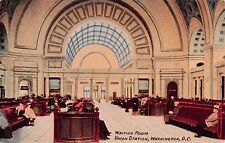 Washington DC Union Station Train Depot Railroad Railway Interior Postcard W6 picture