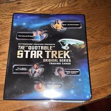 2004 The Quotable Star Trek Original Series Complete 110 Card Base Set picture