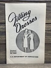Vintage Farmers Bulletin No 1964 Fitting Dresses Edna Sommerfeld 1958 Booklet picture